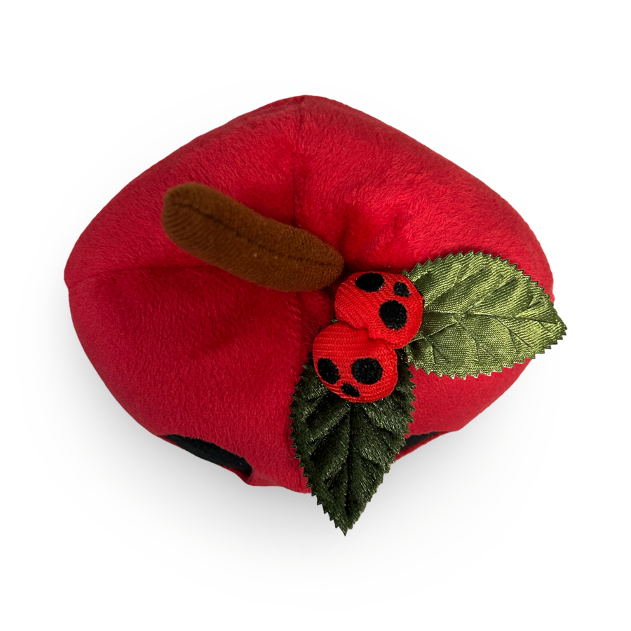 MaterialJill Spooky Red Poison Apple 6" Plush