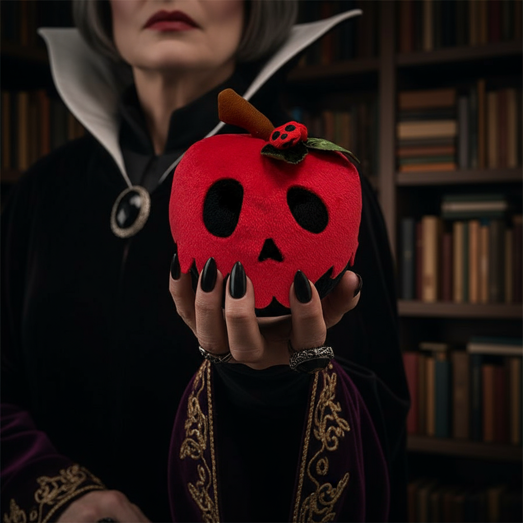 MaterialJill Spooky Red Poison Apple 6" Plush