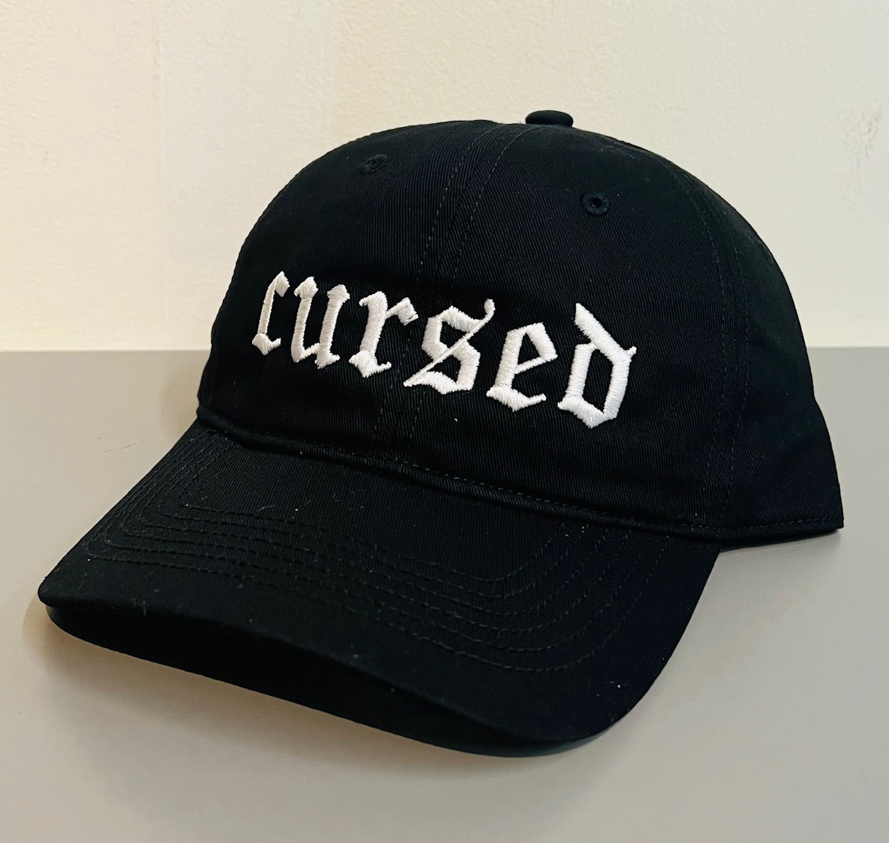 Witchwood CURSED Black Embroidered Dad Hat