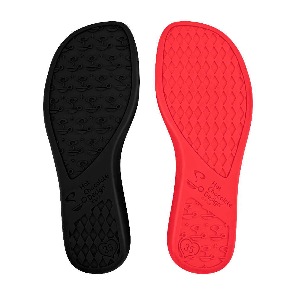 Chocolaticas® Jinxie Harlequin Mary Jane Flat