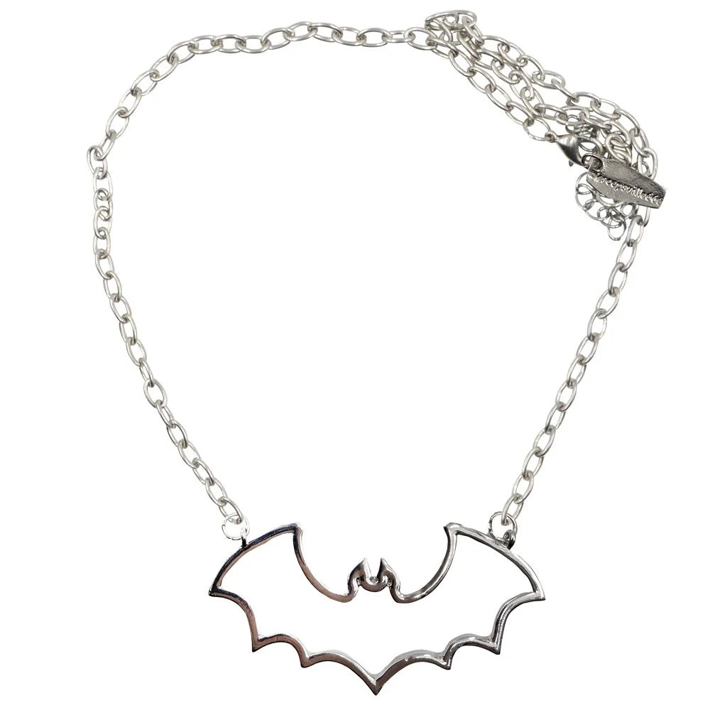 Kreepsville 666 Bat Outline Necklace