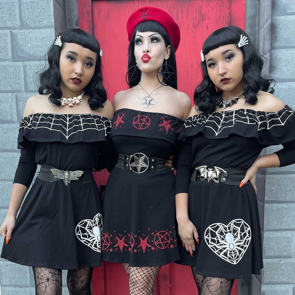 Kreepsville 666 Baphomet Satanic Circle Necklace