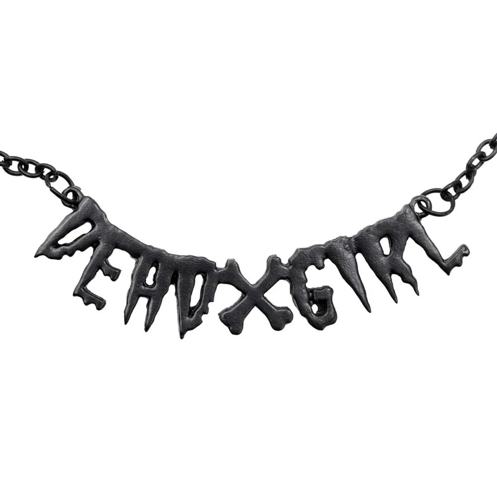 Kreepsville 666 Dead Girl Text Necklace