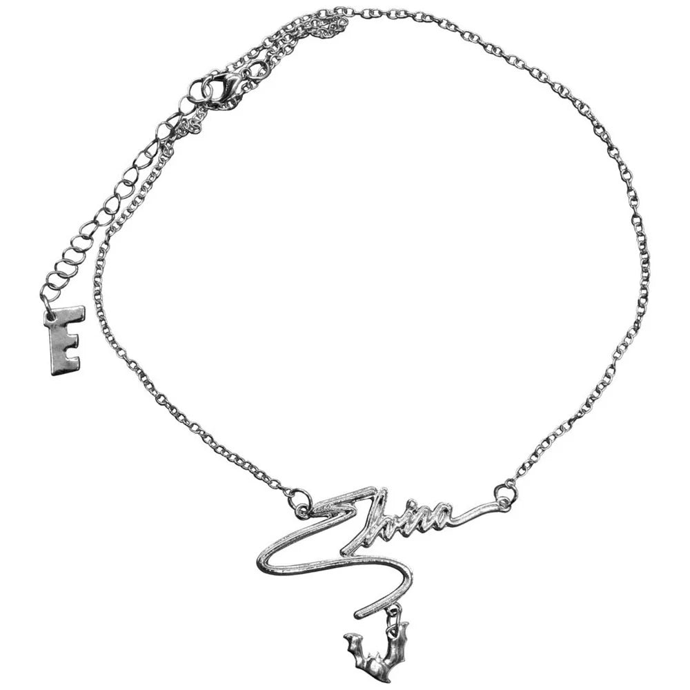 Kreepsville 666 Elvira Bat Name Text Necklace