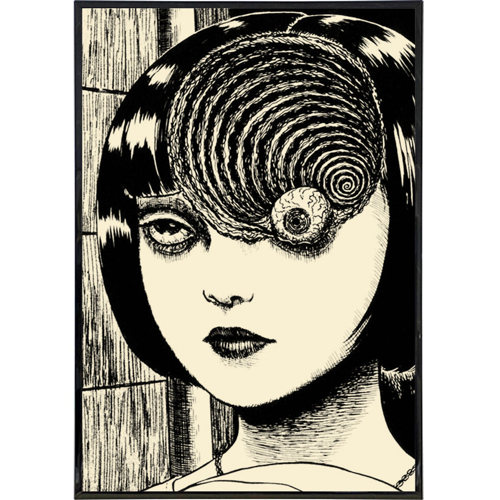 Junji Ito "See Into the Void" Horror Manga Poster Print