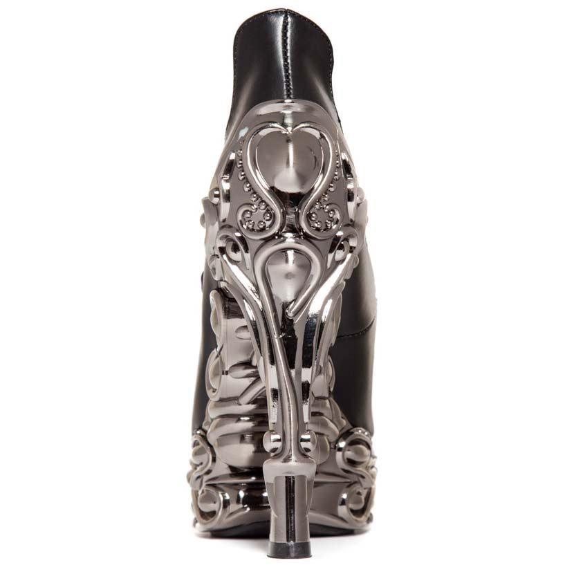 Hades KATJA Black Maryjane Pump 6" High Ornate Heels