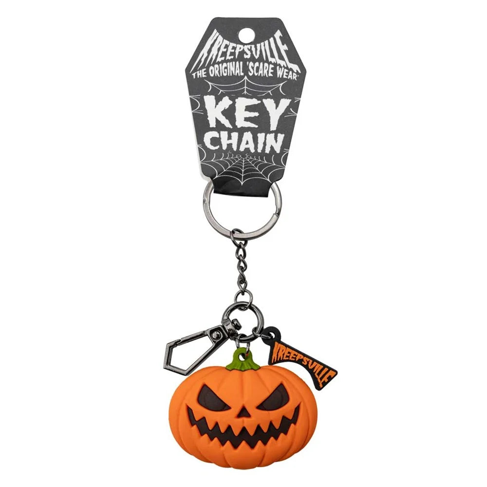 Kreepsville 666 Pumpkin Orange 3D Flat Keychain