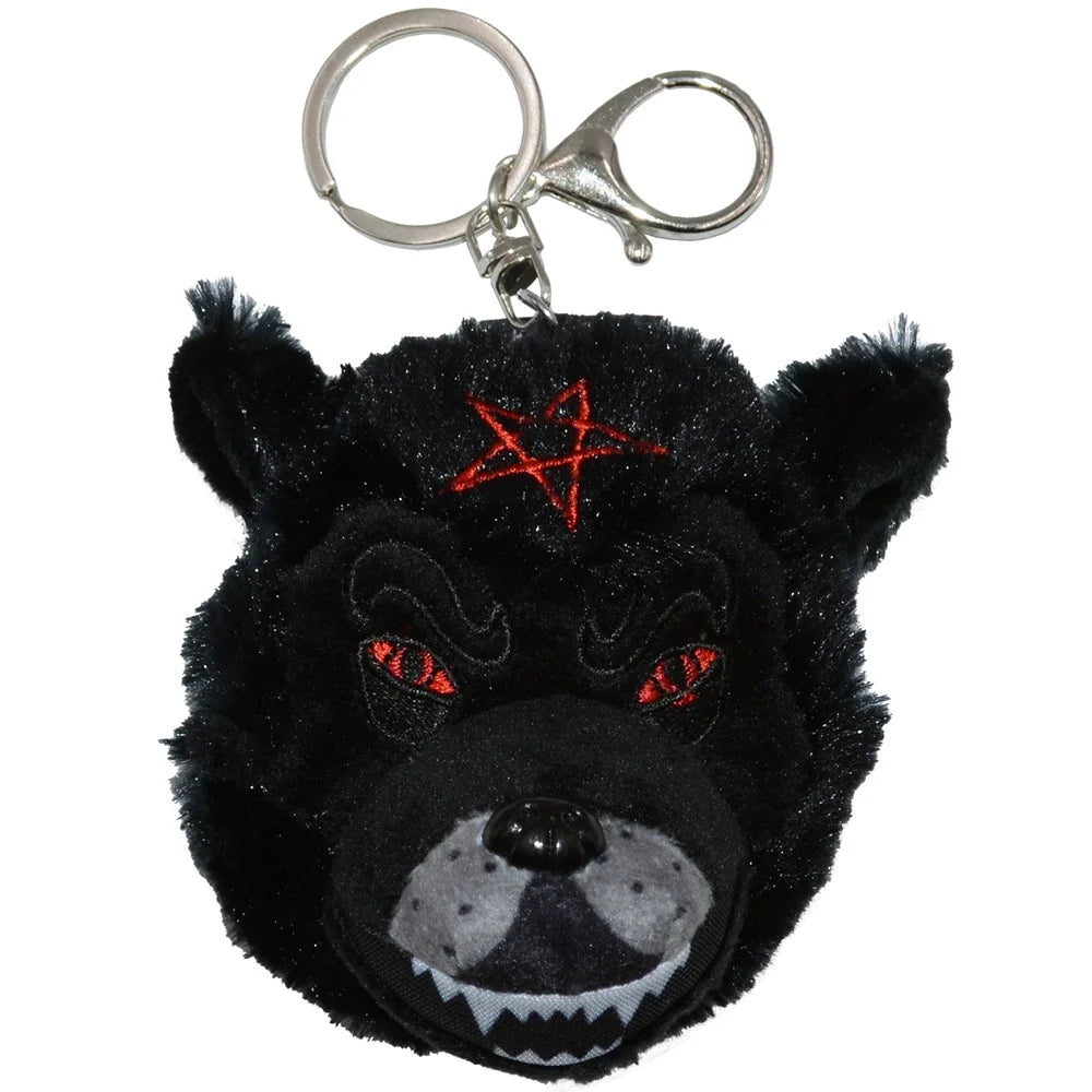 Kreepsville 666 Wolfhead Plush Keychain