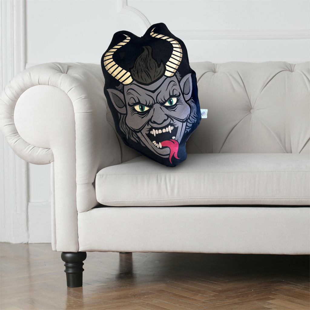 MaterialJill Krampus 21" Plush Throw Pillow