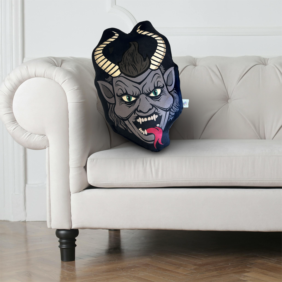 MaterialJill Krampus 21" Plush Throw Pillow