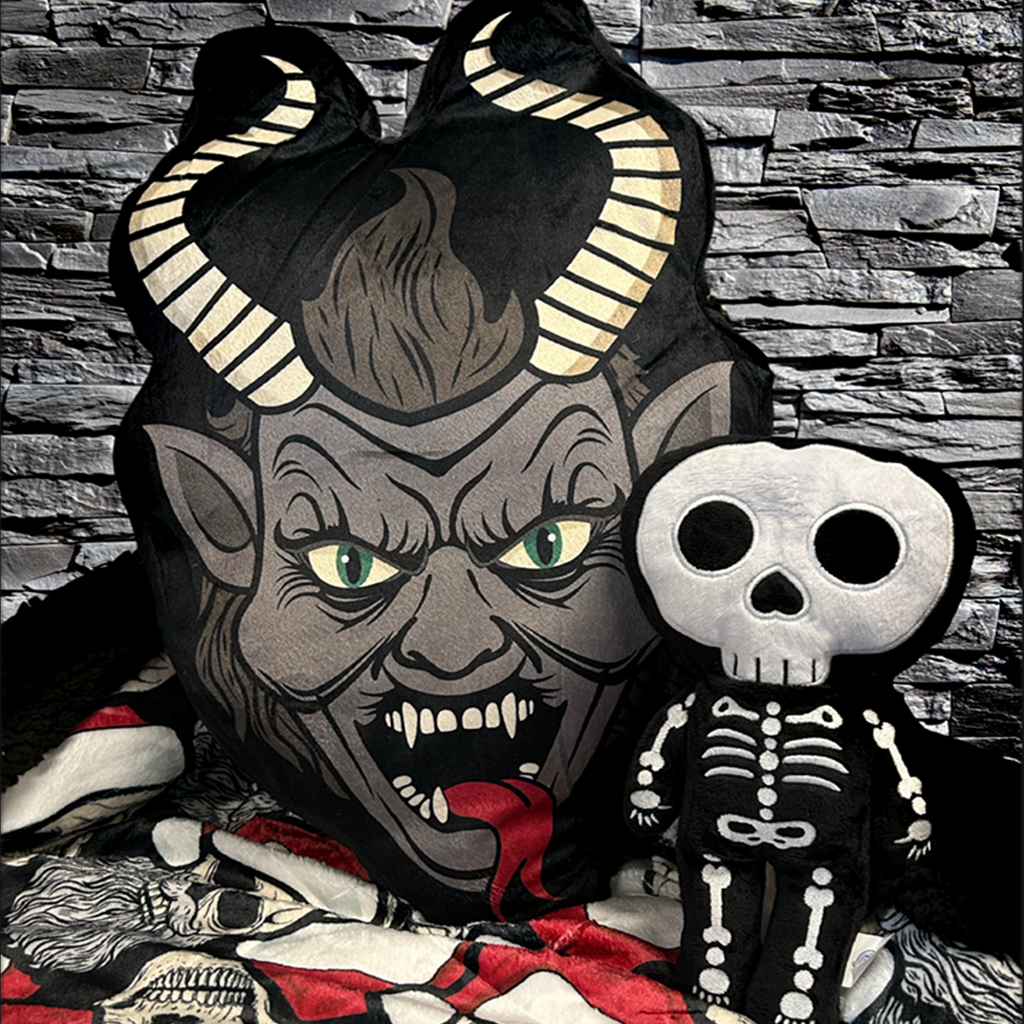 MaterialJill Krampus 21" Plush Throw Pillow