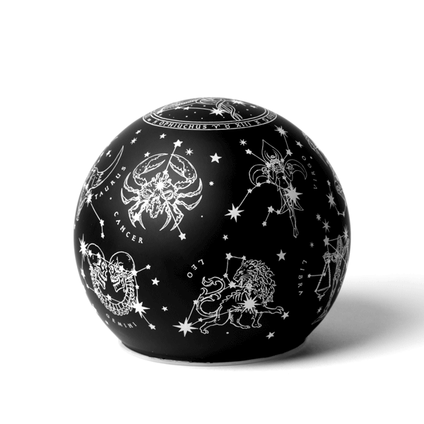 Alchemy Gothic Astrology Sign Symbols LED Globe Light LED2