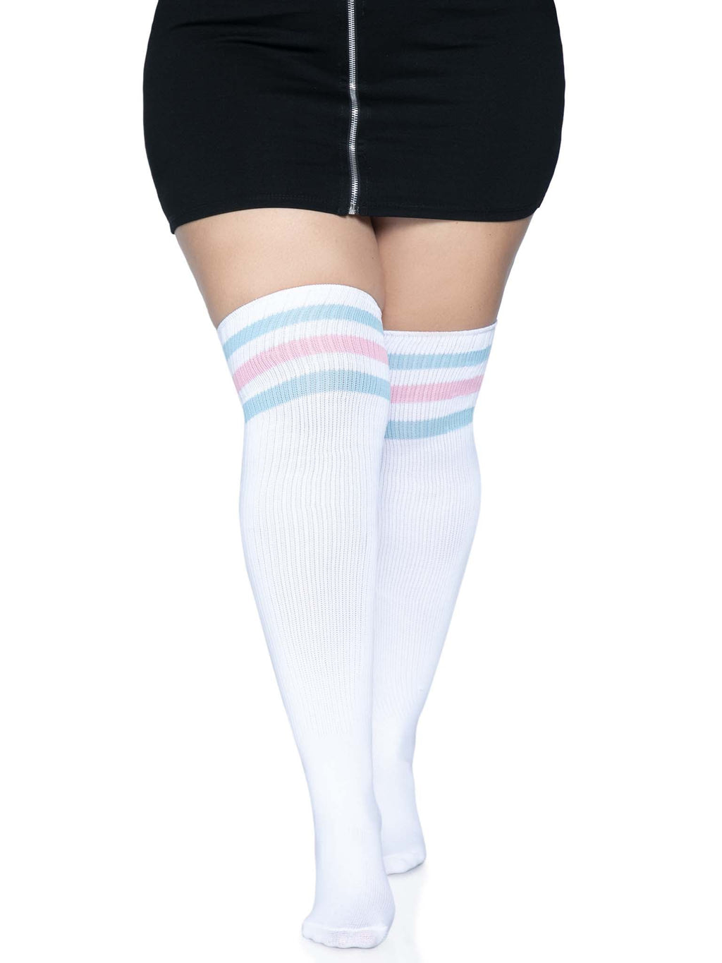 Leg Avenue Kellee Plus Athletic Over The Knee Socks