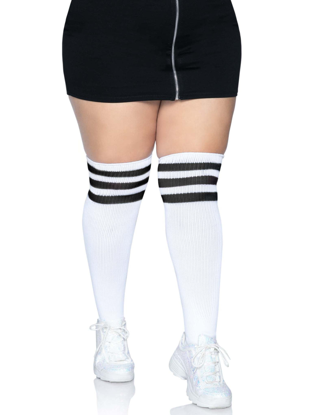 Leg Avenue Kellee Plus Athletic Over The Knee Socks