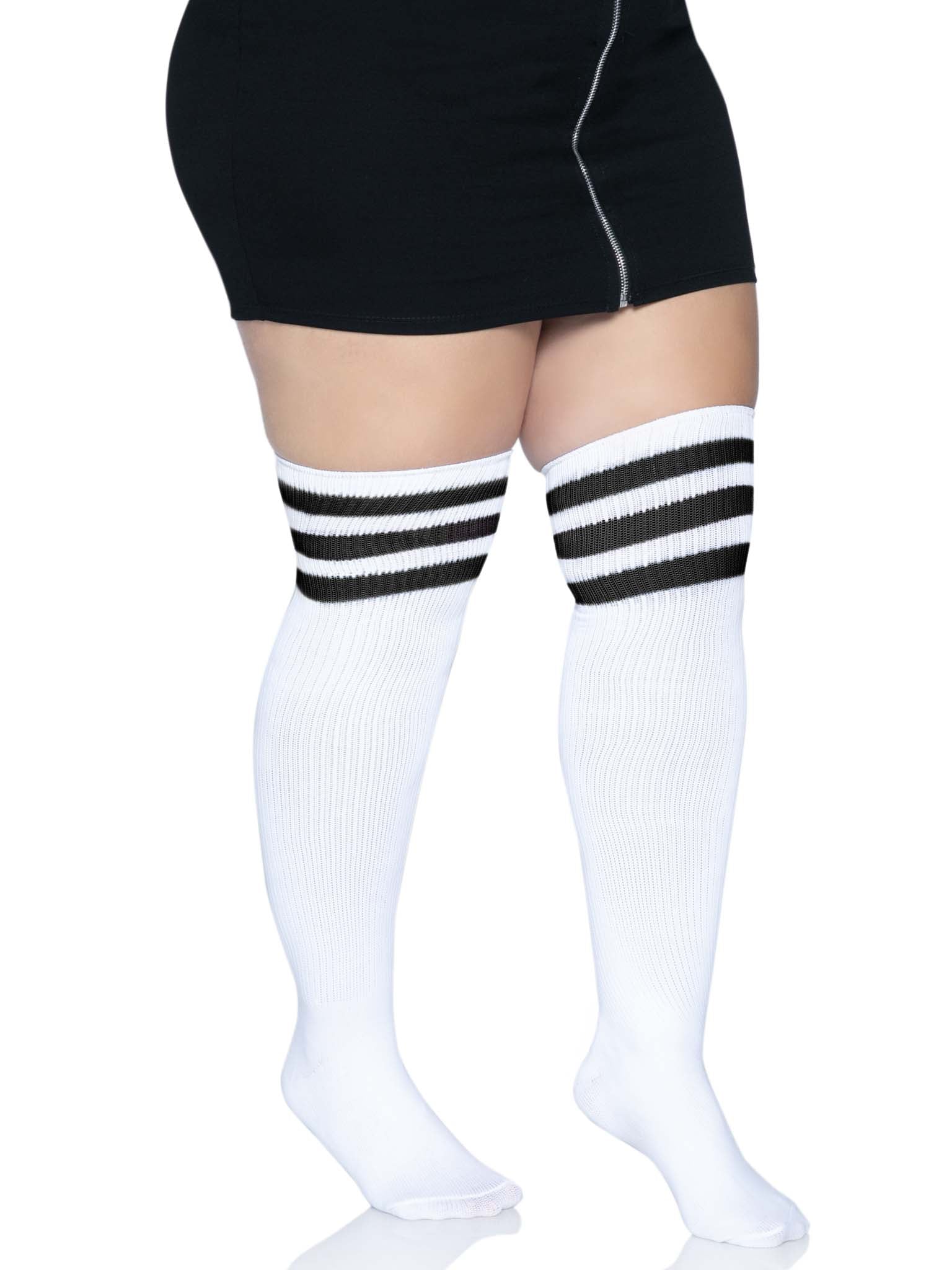 Leg Avenue Kellee Plus Athletic Over The Knee Socks