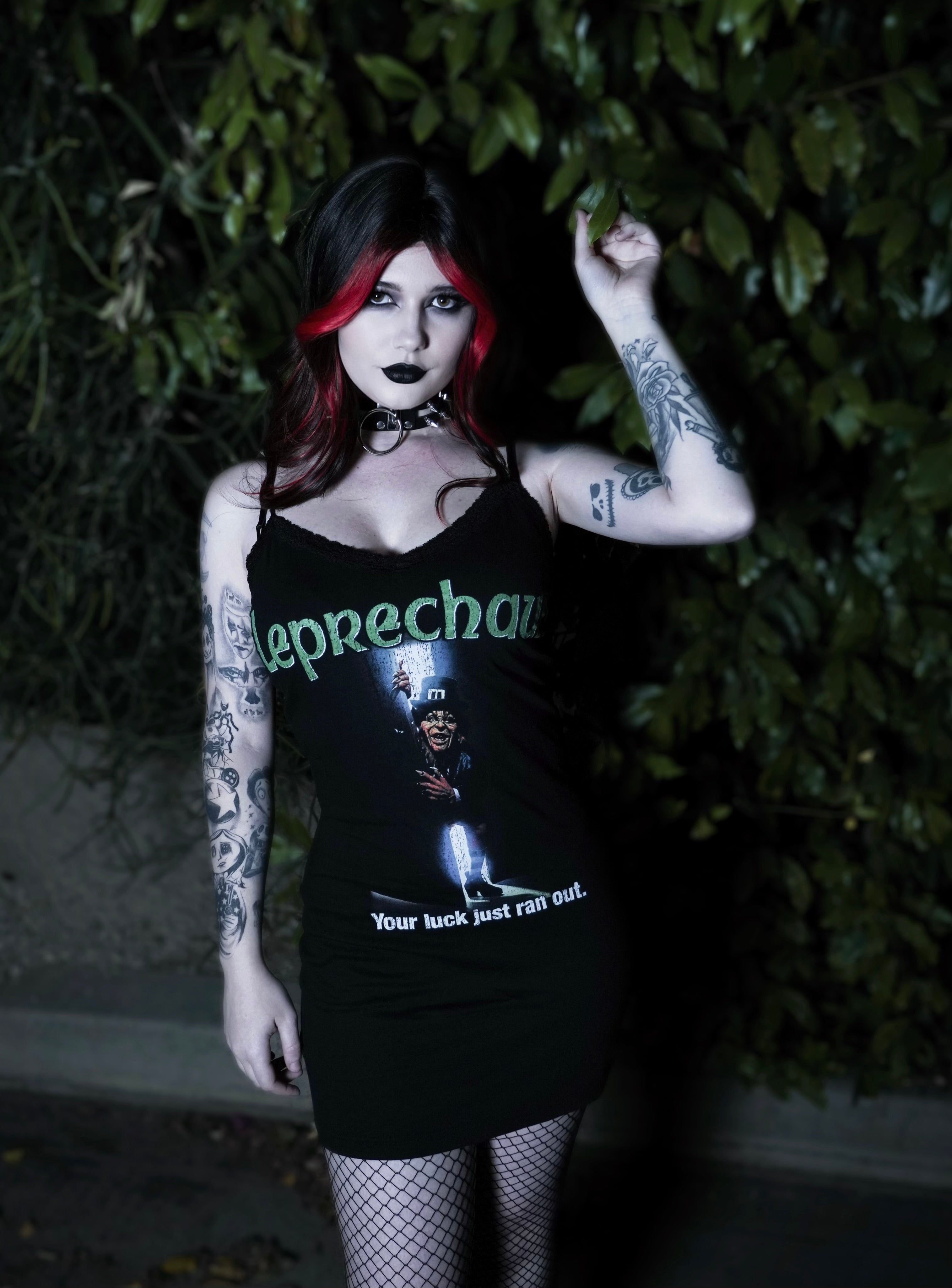 Vera's Eyecandy Leprechaun Lace Strap Dress