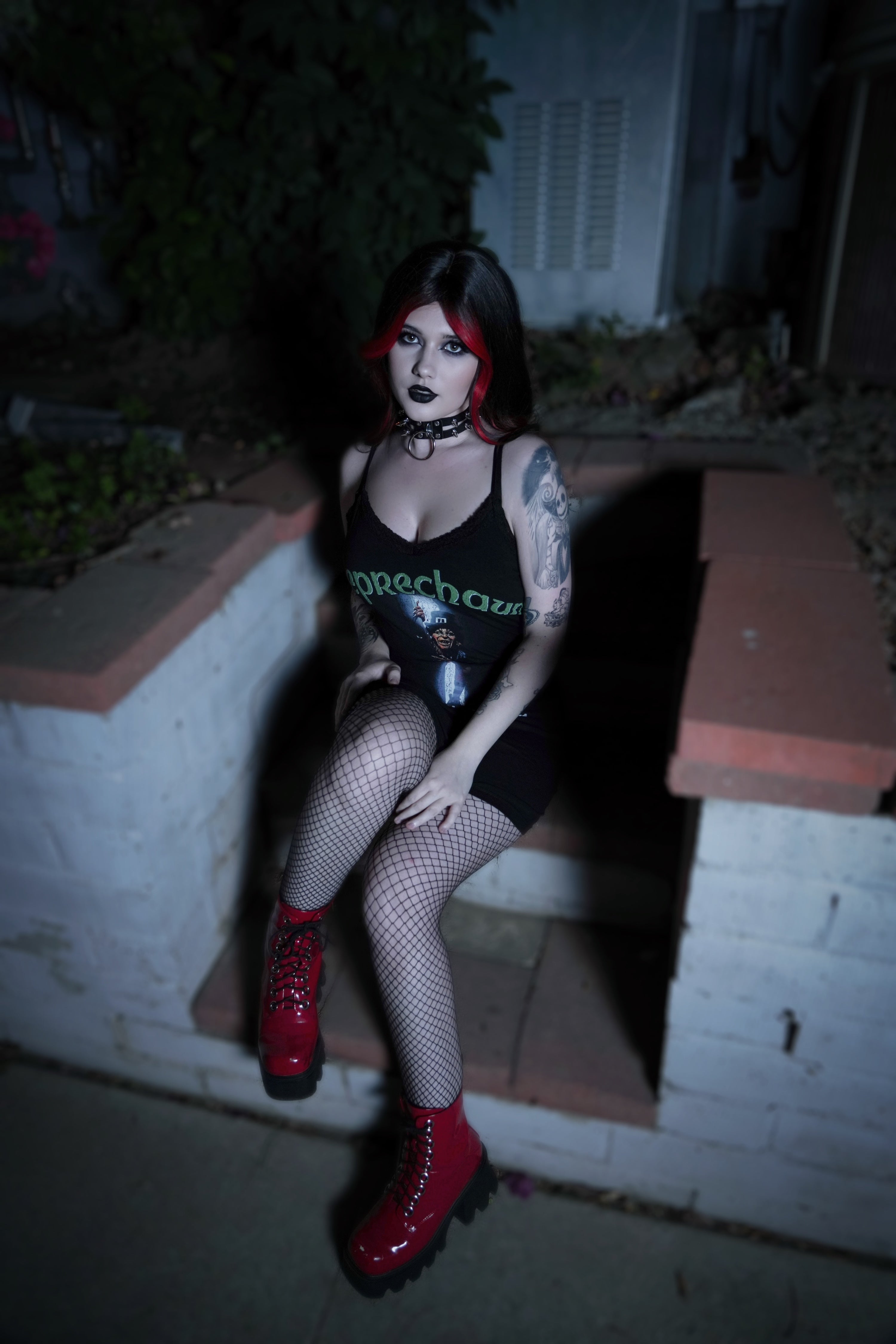 Vera's Eyecandy Leprechaun Lace Strap Dress