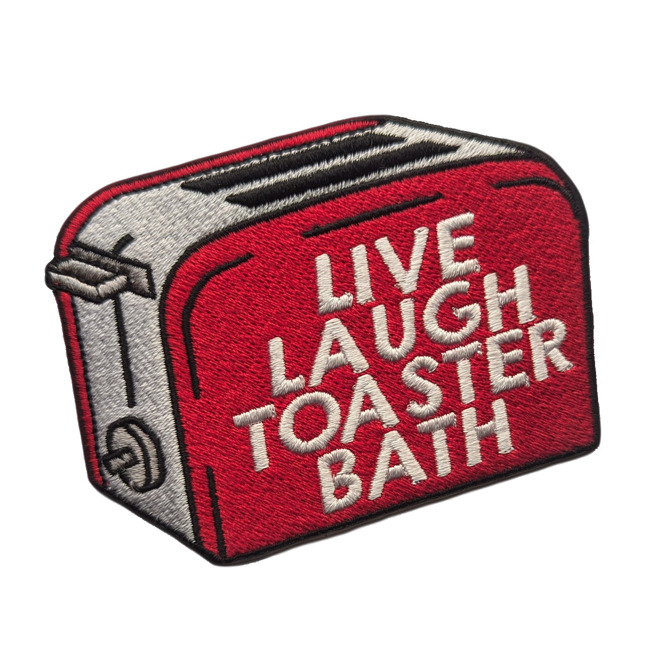 Original Underground Live Laugh Toaster Bath Patch