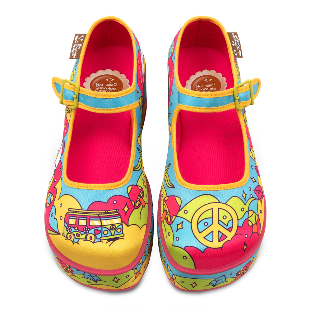 Chocolaticas® Love On The Road Mary Jane Platform