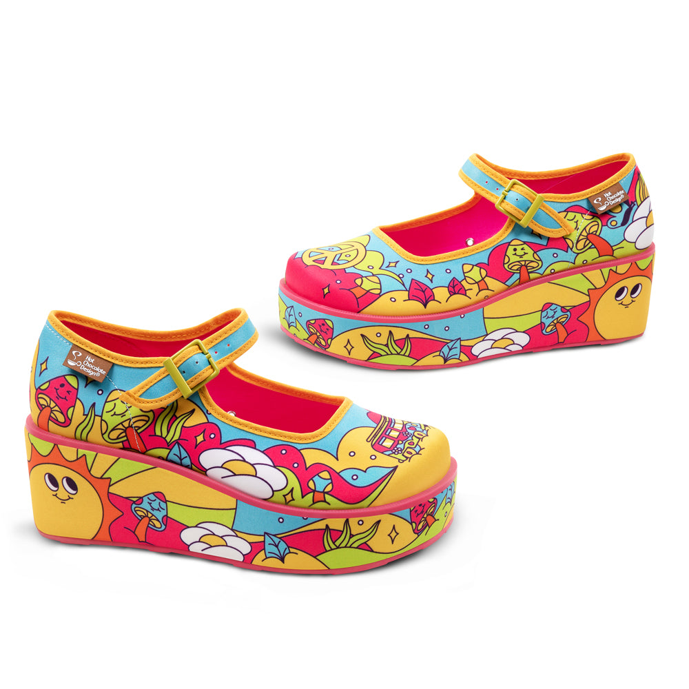 Chocolaticas® Love On The Road Mary Jane Platform
