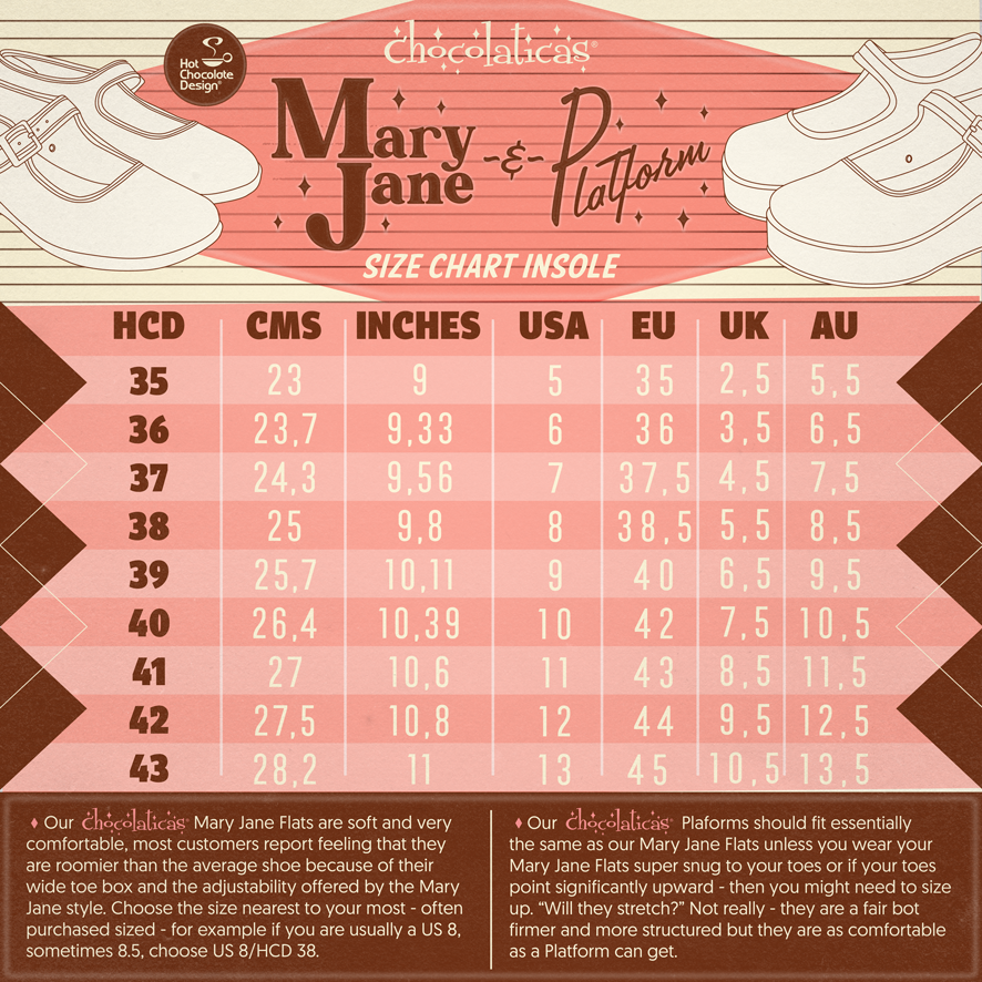 Chocolaticas® Red Wine Mary Jane Flat