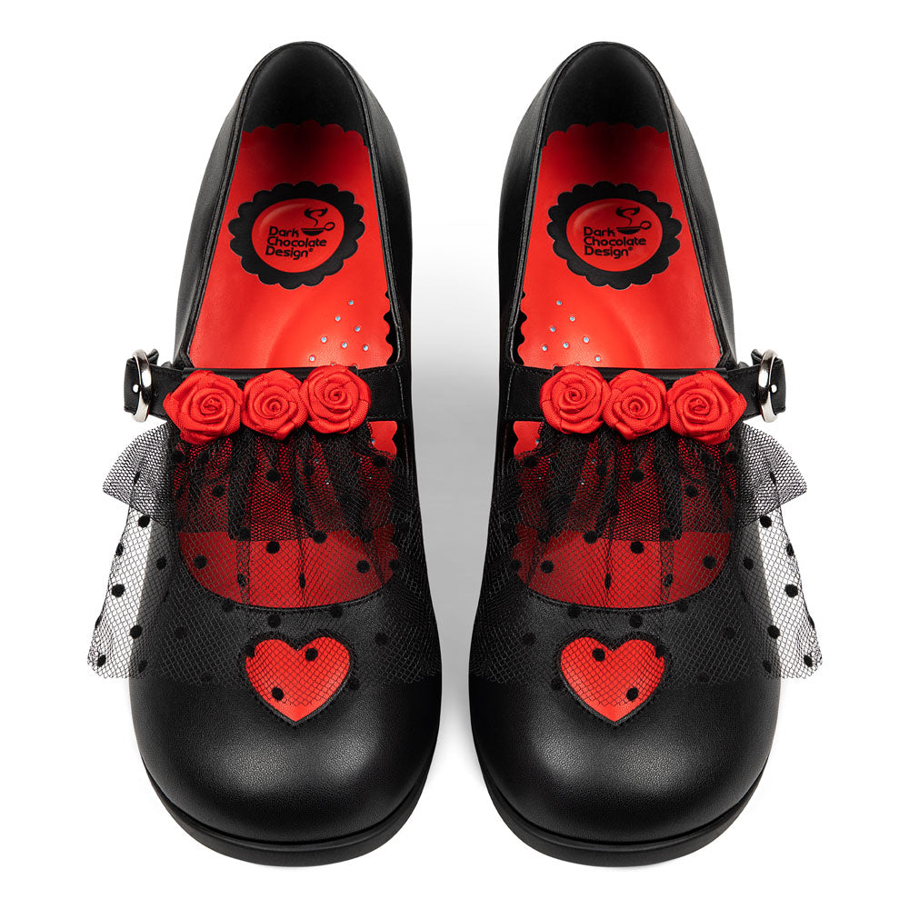 Chocolaticas® Melancholy Heart Mary Jane Pump