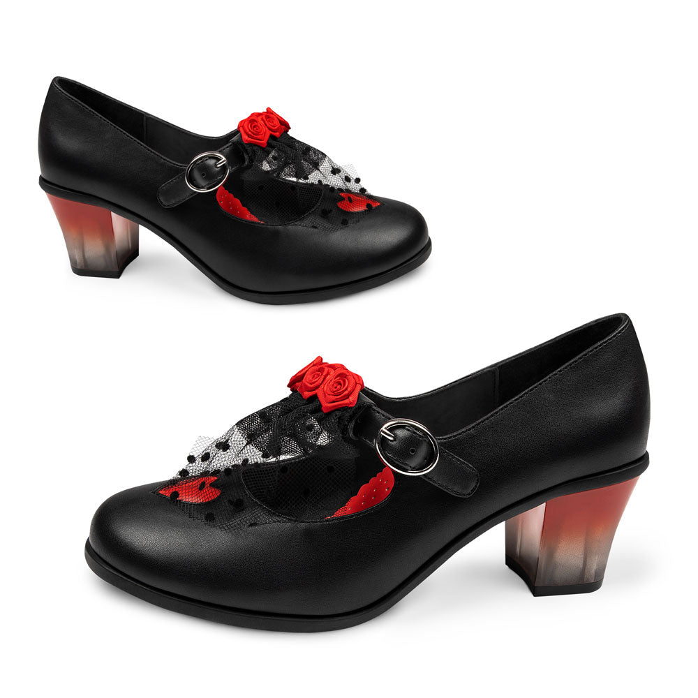 Chocolaticas® Melancholy Heart Mary Jane Pump