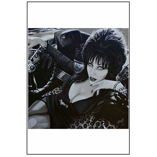 Lowbrow Art Mistress Of The Dark Elvira Fine Art Print