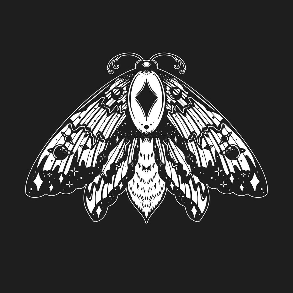 Fingers Duke Witchy Moth Black T-Shirt