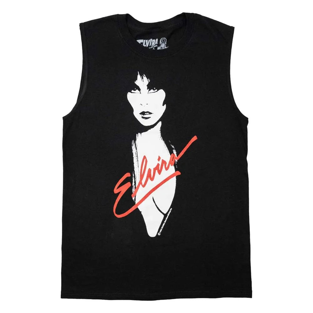 Kreepsville 666 Elvira 1983 Men's Muscle Black Tank Top