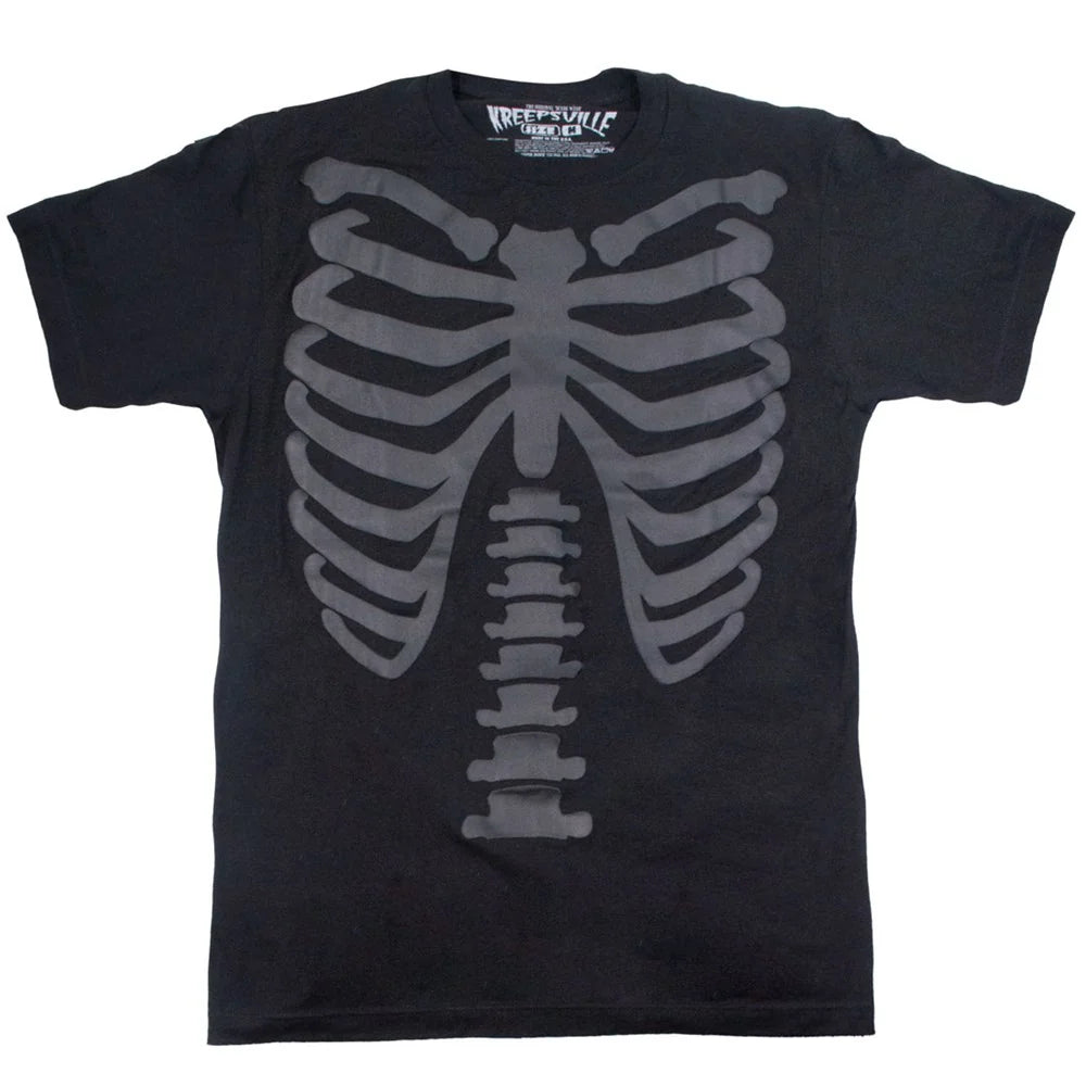 Kreepsville 666 3D Skeleton Ribcage T-shirt