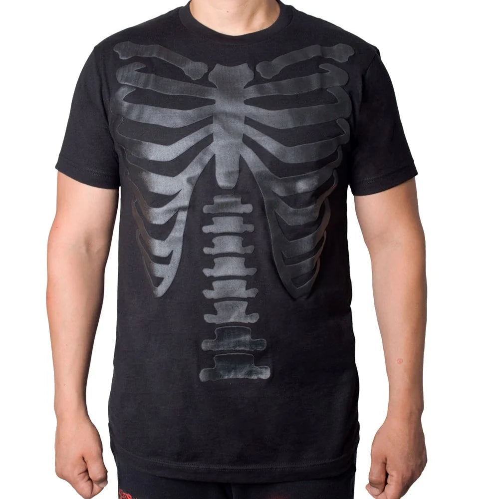 Kreepsville 666 3D Skeleton Ribcage T-shirt