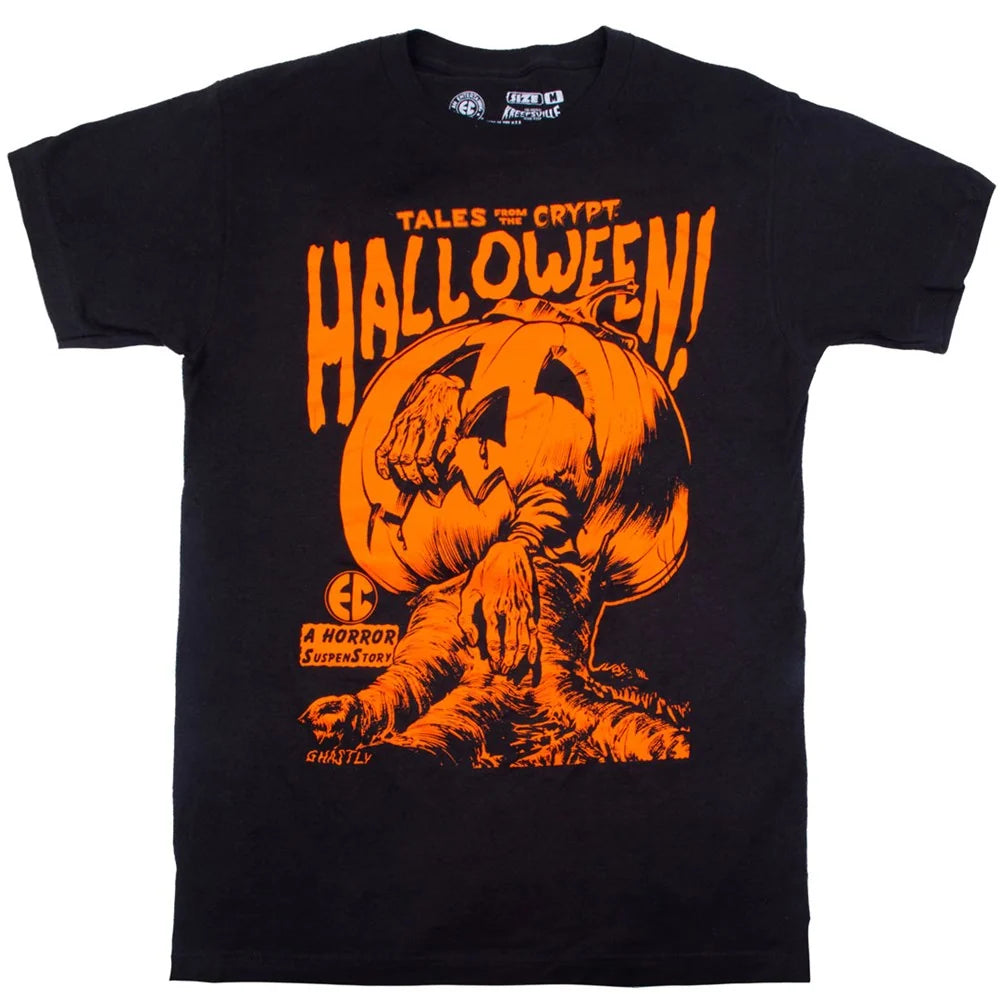 Kreepsville 666 Tales From The Crypt Orange Pumpkin Tee