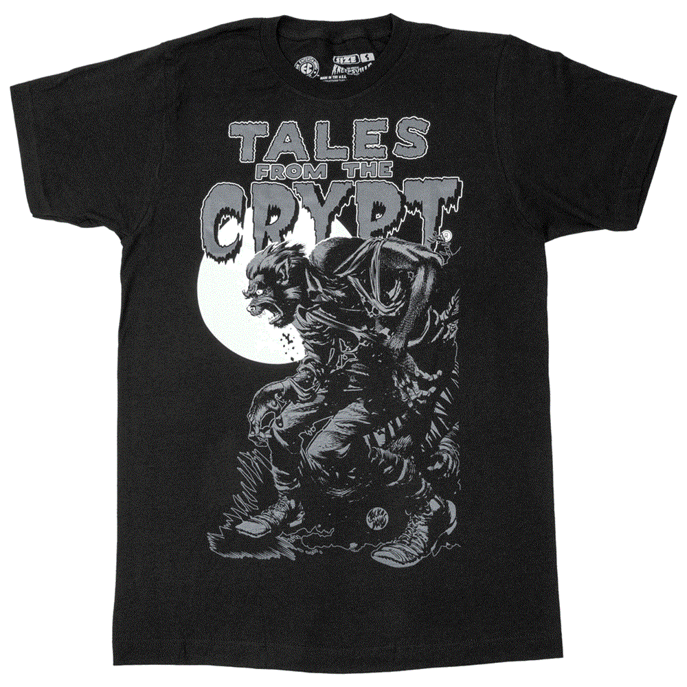 Kreepsville 666 Tales From The Crypt Werewolf Moon Tee