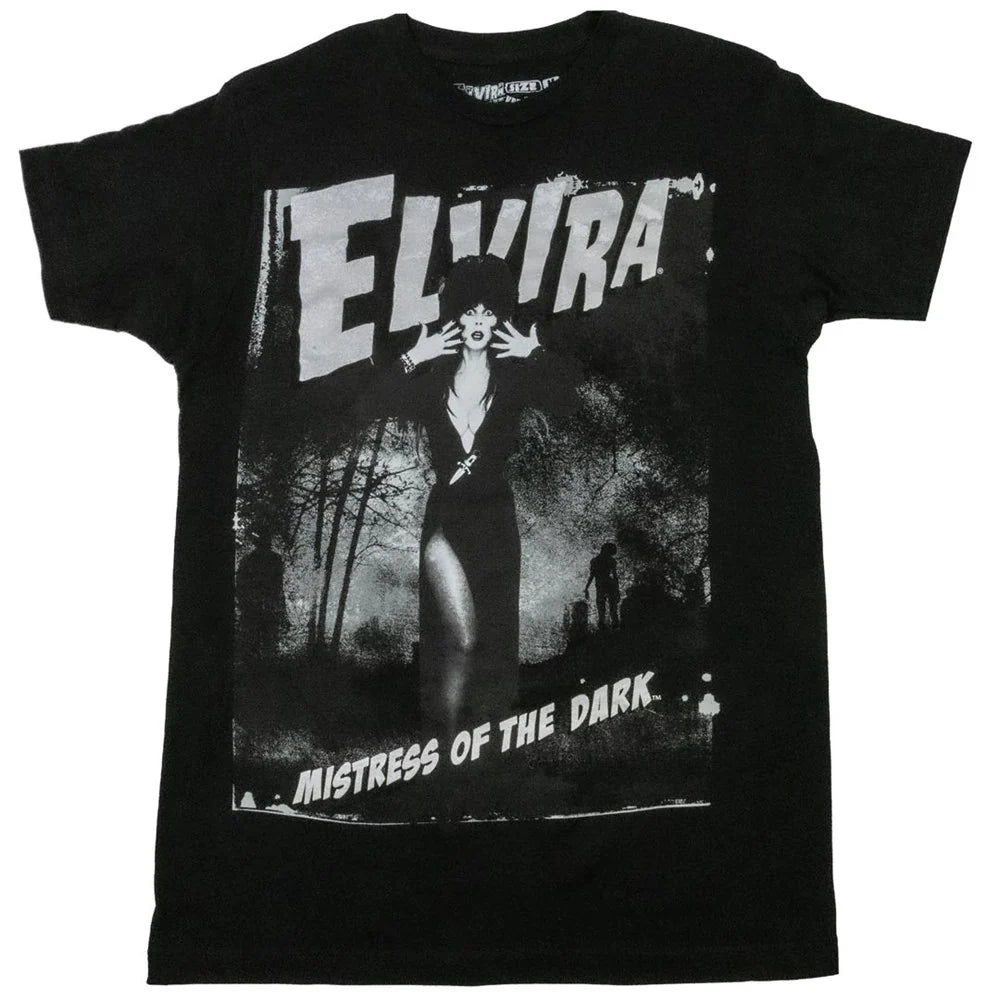 Kreepsville 666 Elvira Grey Graphic Zombie T-Shirt