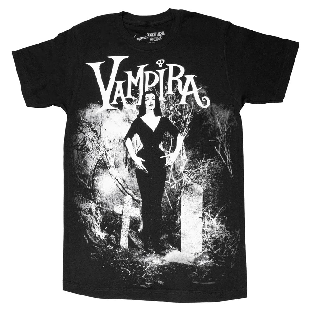 Kreepsville 666 Vampira Cemetery Mist Men's Black T-shirt