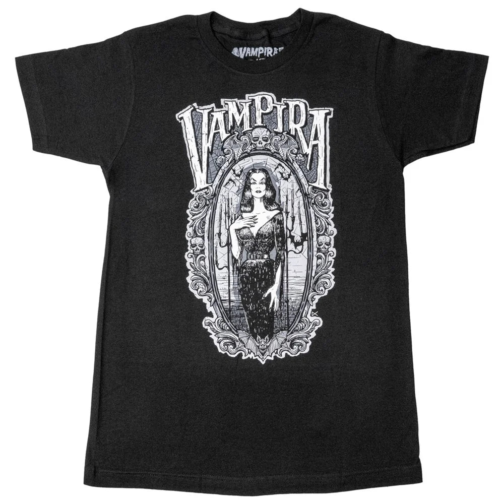 Kreepsville 666 Vampira Gorey Frame Black T-shirt