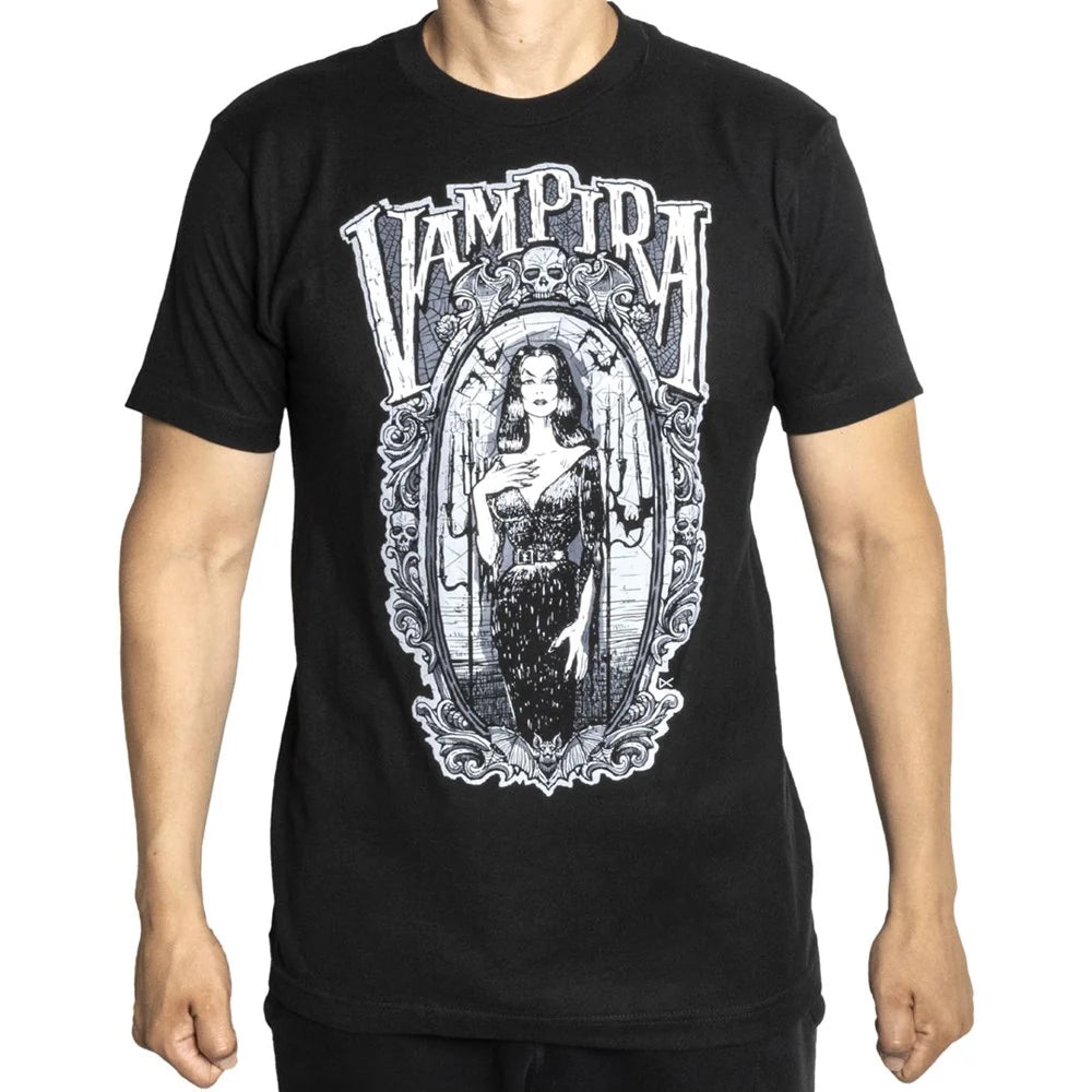 Kreepsville 666 Vampira Gorey Frame Black T-shirt