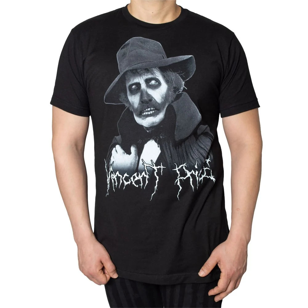 Kreepsville 666 Vincent Price Horror Host Black Tee