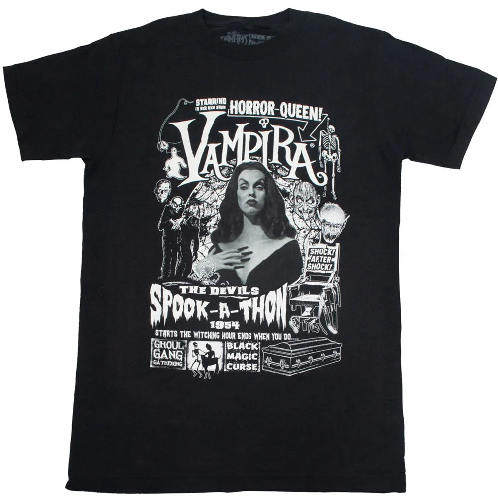Kreepsville 666 Vampira Spookathon Black T-shirt