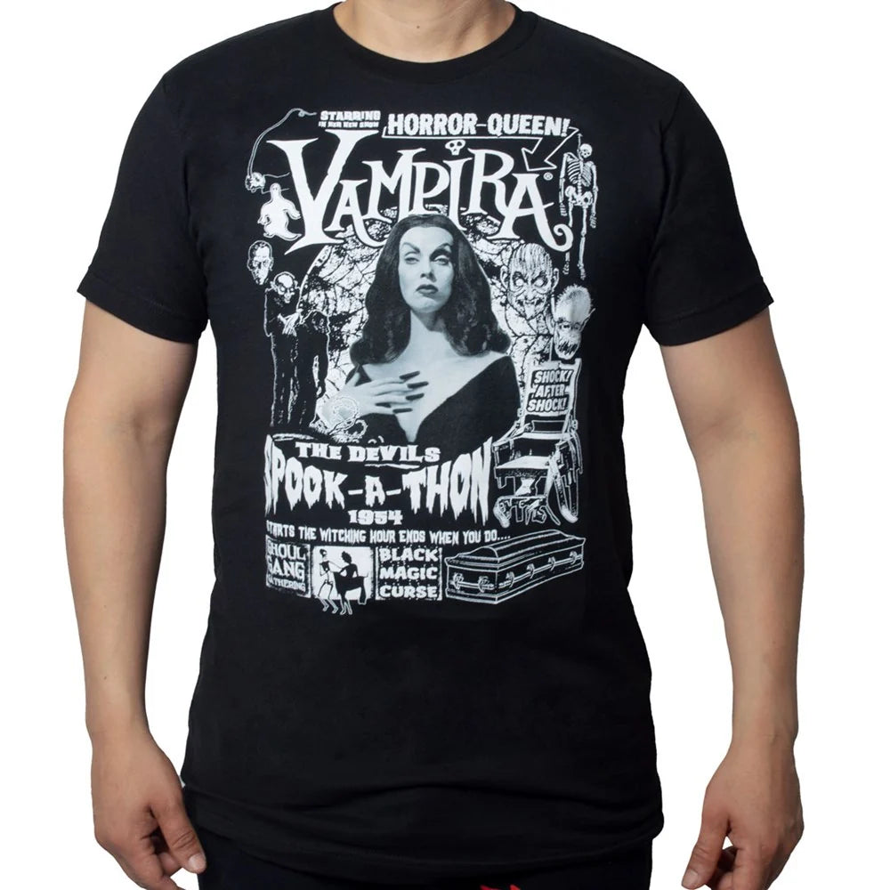 Kreepsville 666 Vampira Spookathon Black T-shirt