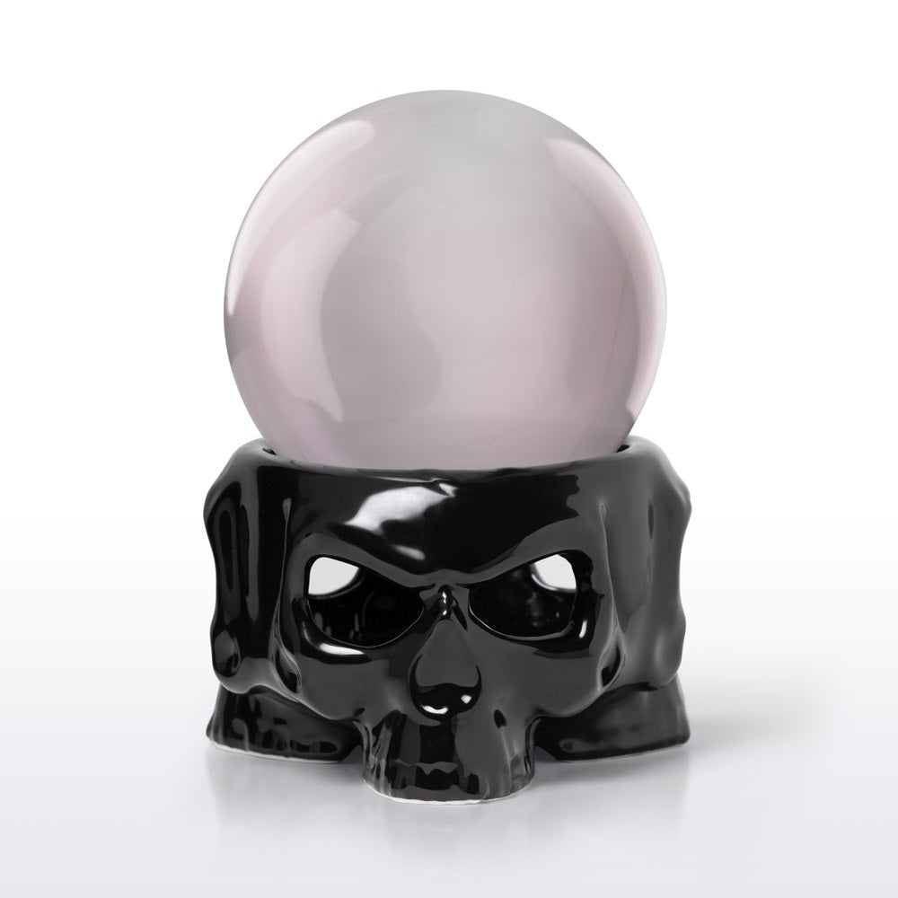 Alchemy Gothic Black Skull Mug & Warmer Tealight Candle Holder MWCB4