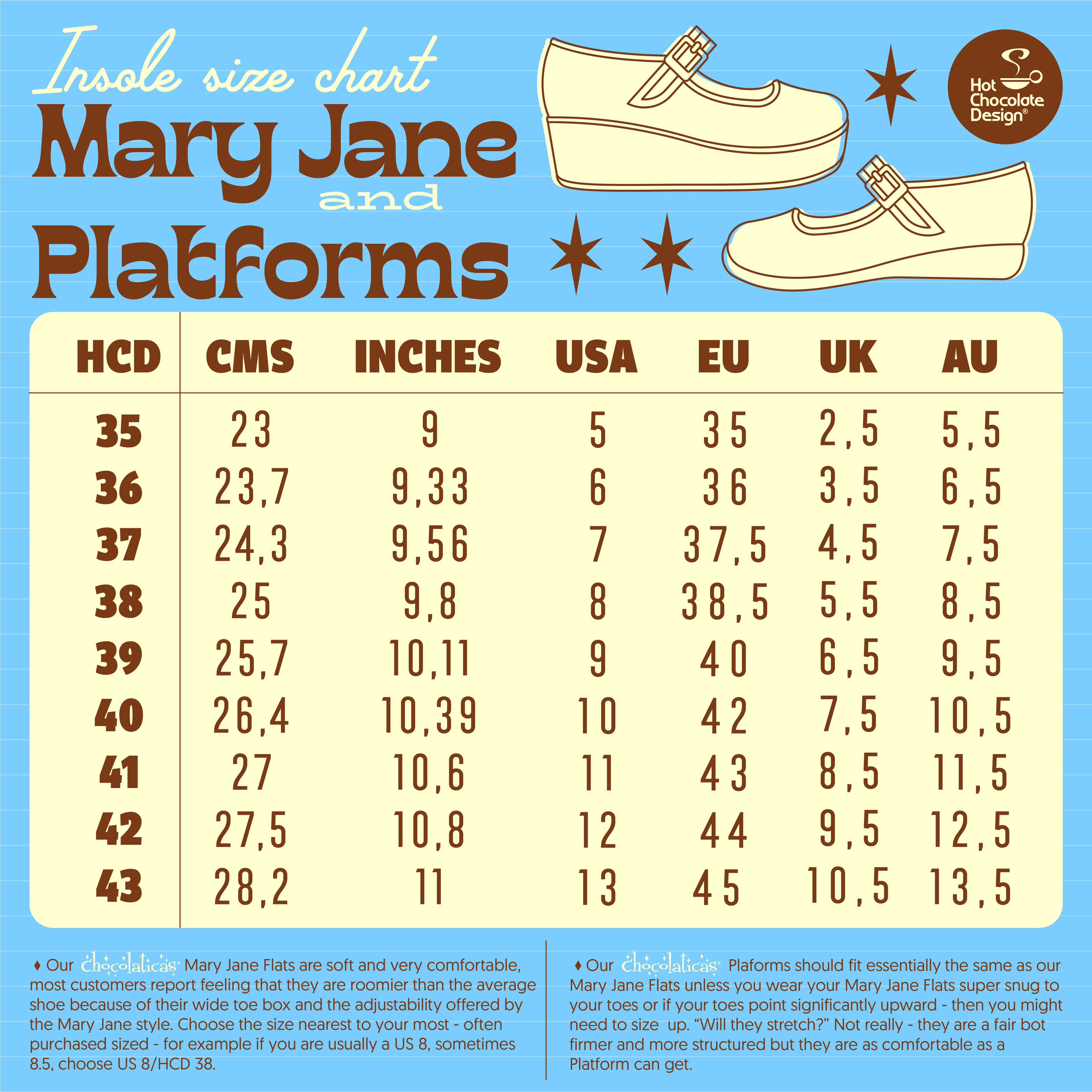 Chocolaticas® Clown Mary Jane Platform