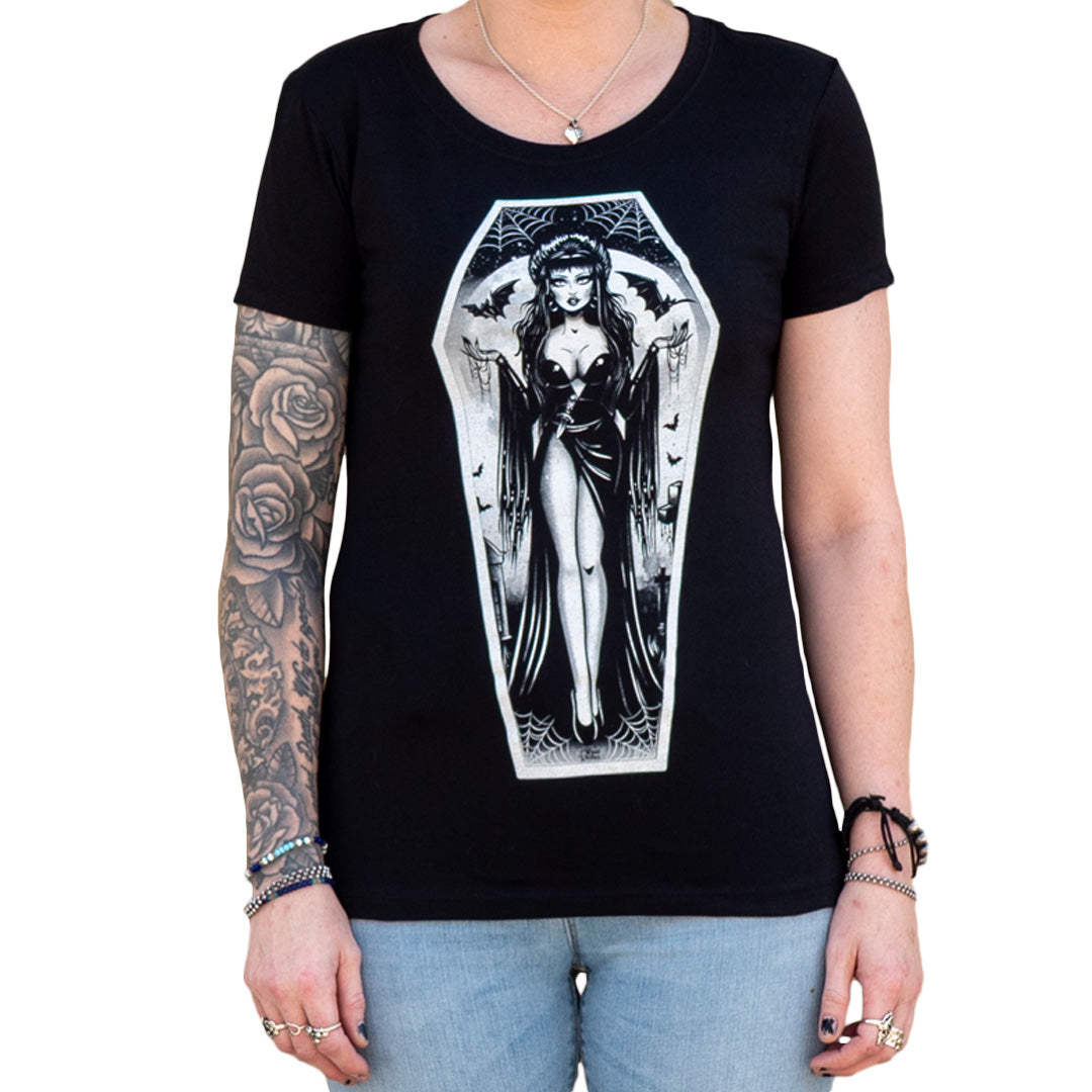 Lowbrow Art Mistress Vira Black Tee
