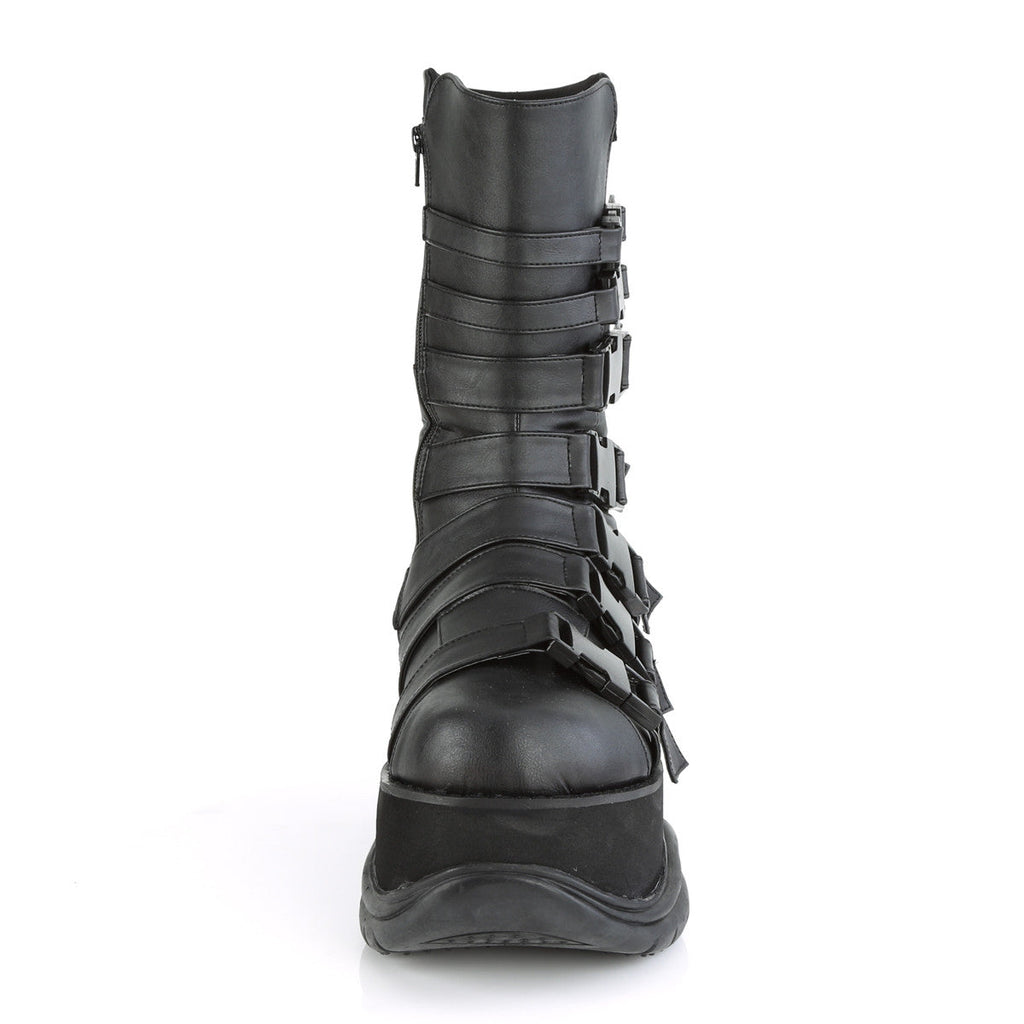 Demonia Neptune 210 Black Vegan Leather