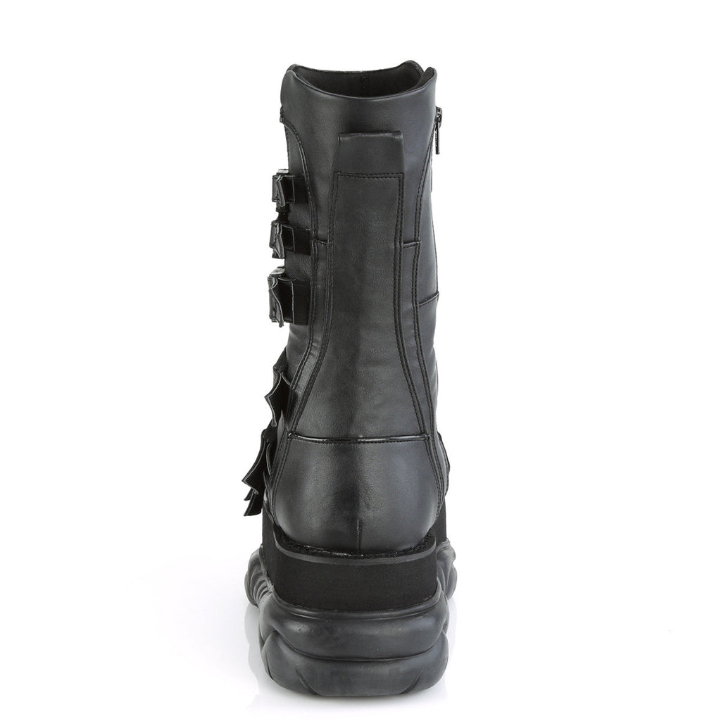 Demonia Neptune 210 Black Vegan Leather