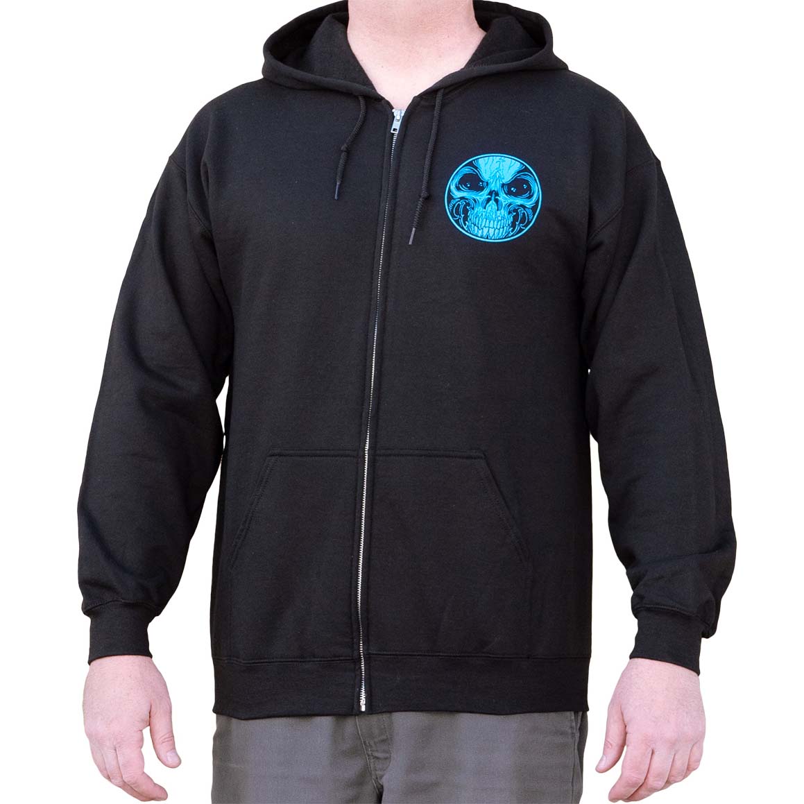 Black Market Art Nguyen Skull Japanese Tattoo Black Hoodie