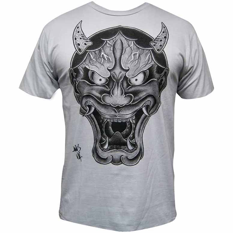 Black Market Art OG Hanya Hori Yo Oni Gray Tee