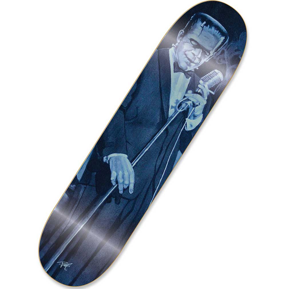 Old Smoothie Frankenstein Sings Maple Skate Deck