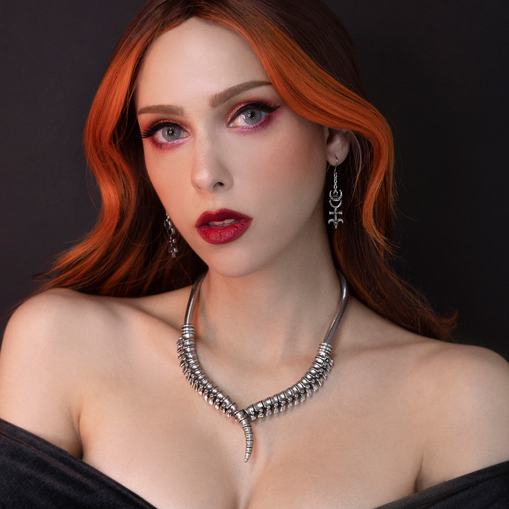 Alchemy Gothic Thoracic Spine Collar Necklace P1007